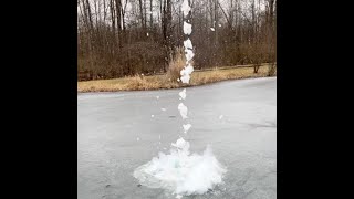 Torpedo Rocket Under the Ice (dont miss this!)