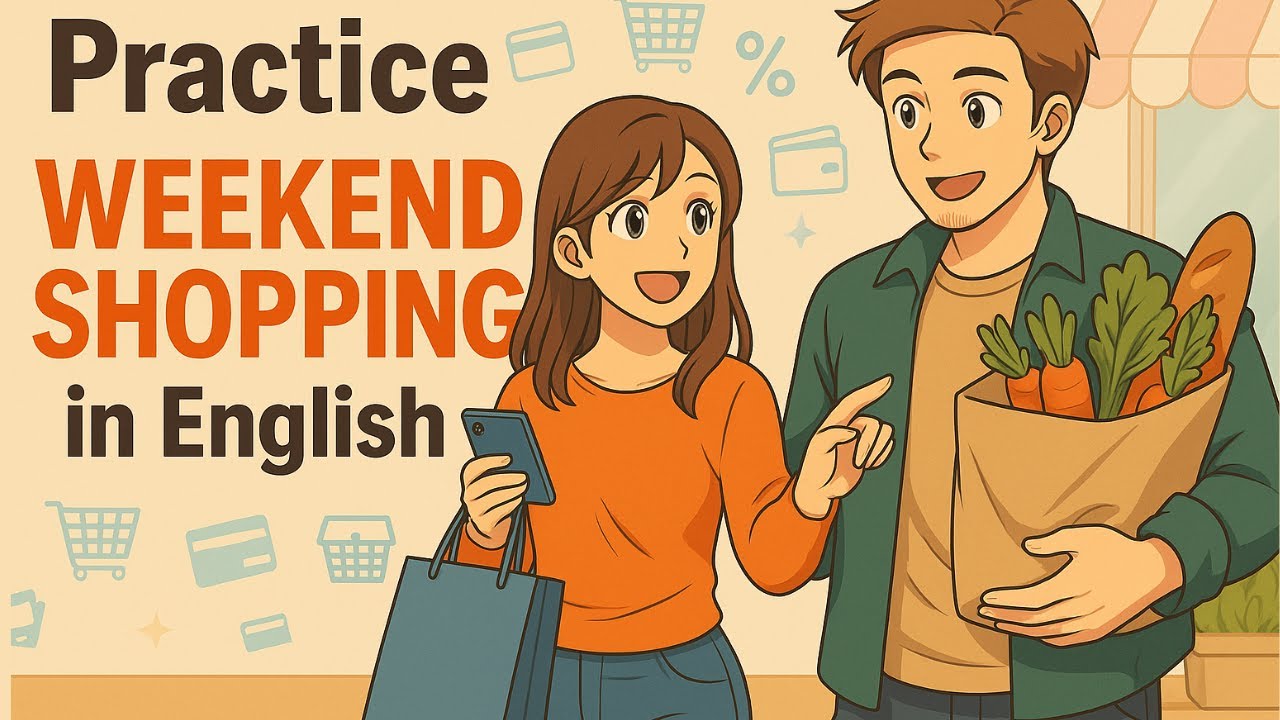 Practice Weekend Shopping in English | Improve Daily Phrases & Speaking Skills