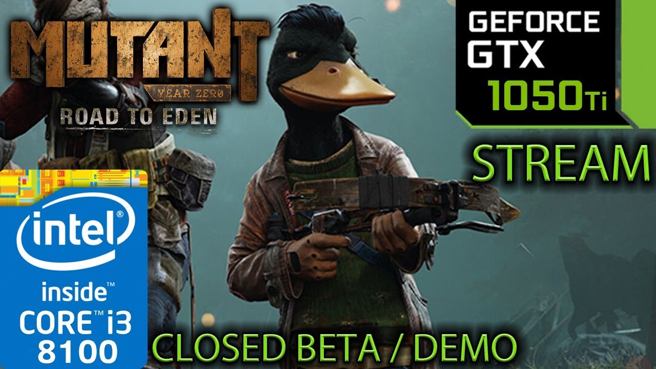 Mutant Year Zero: Road To Eden Early Preview DEMO - GTX 1050 ti - i3 8100 - Benchmark PC