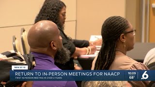 Local chapter of NAACP holds in-person meeting again