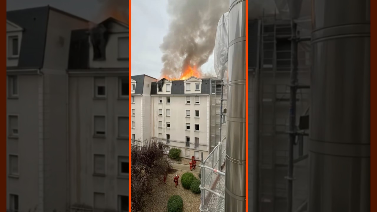 Incendie IMPORTANT à Maisons-Alfort ! 🔥