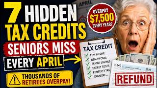 7 Hidden Tax Credits Seniors Miss Every April — Why Thousands of Retirees Overpay by $7,500 (2026)