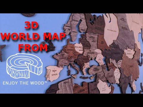 Enjoy The Wood - 3D World Map