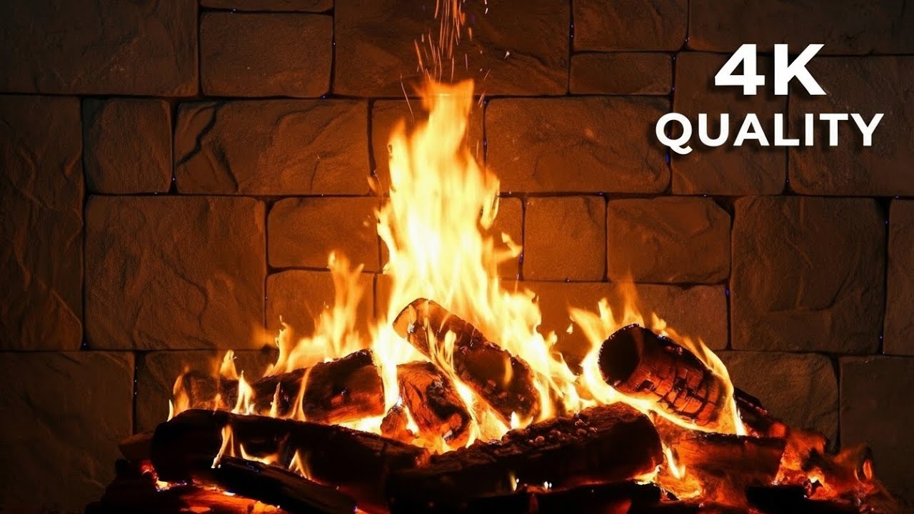 The ULTIMATE 4K HDR Fireplace for Your Big Screen | UltraHearth 4K