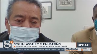 A local restaurant owner accused of sexual assault of an employee in 2019 pleads guilty to sexual