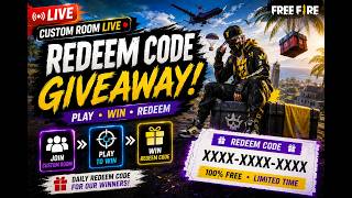 FREE FIRE LIVE 🔥 CUSTOM ROOM LIVE  | Win Redeem Codes #freefire #live #shortsviral