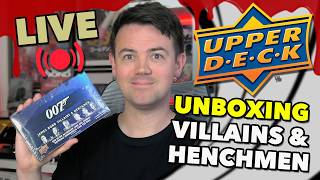 LIVE UNBOXING | CAST AUTO GUARANTEED | 007 Villains and Henchmen Trading Cards