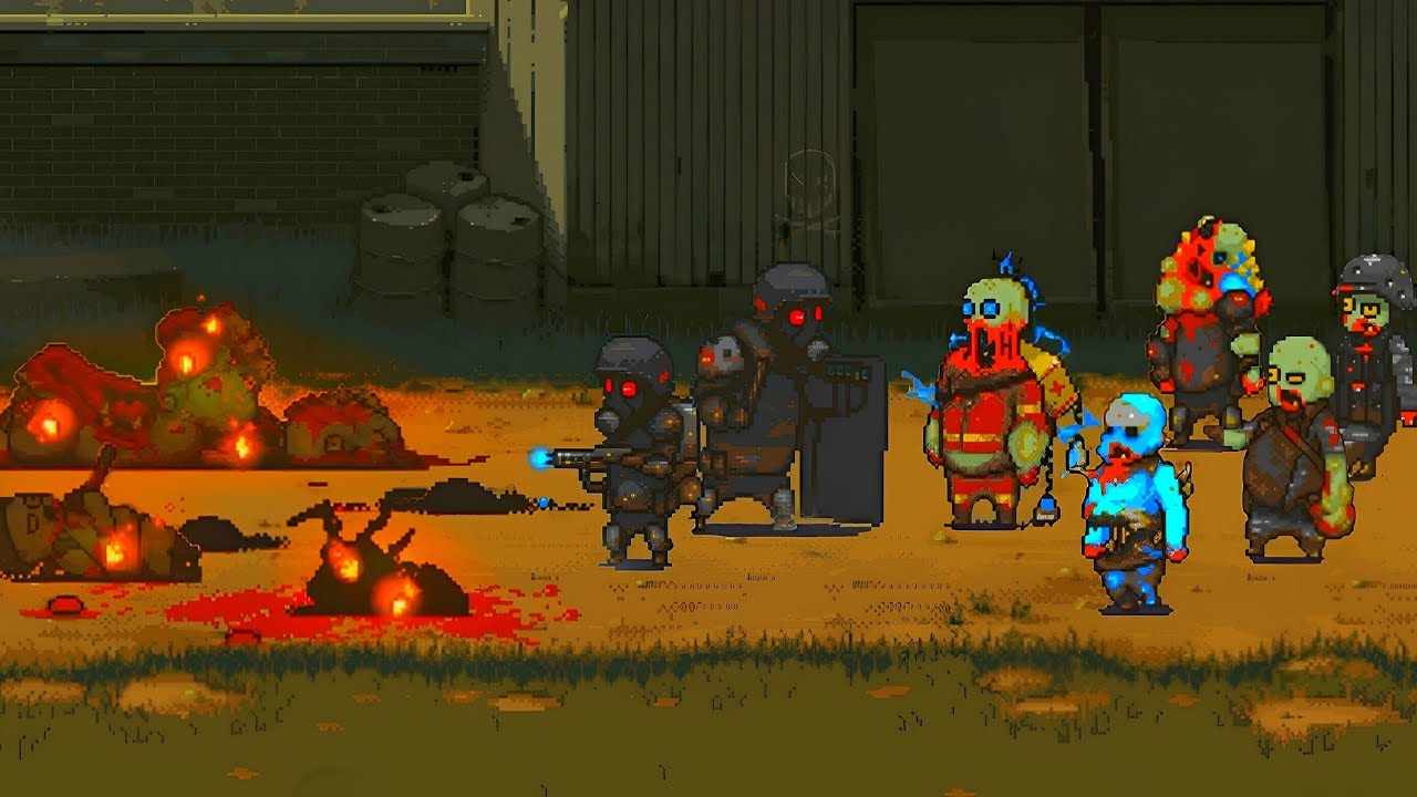 Dead Ahead Zombie Warfare - TMF Flamethrower Và Soldier Cùng Tất Cả Zombie