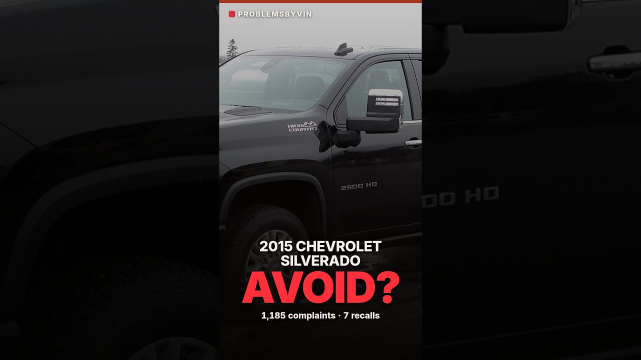 2015 Chevrolet Silverado problems — video thumbnail