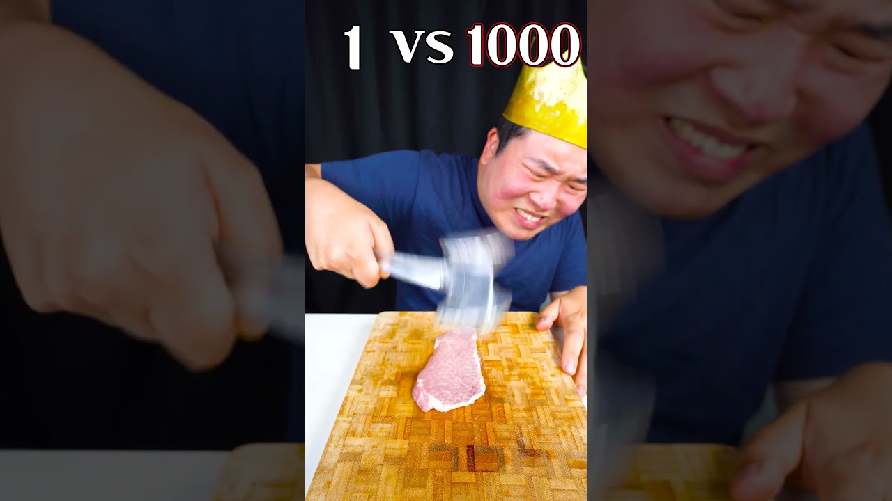 Pork Belly vs Hammer 🔨🔥 #shorts #food