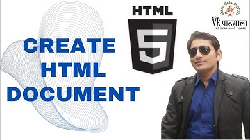 HTML TUTORIAL - HTML DOCUMENT | Structure of HTML | VRpathshala | Rahul Sharma