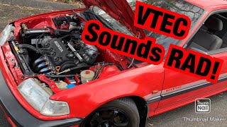 ED/EF Civic D16Y8 EFI Swapped Road Test/ Update