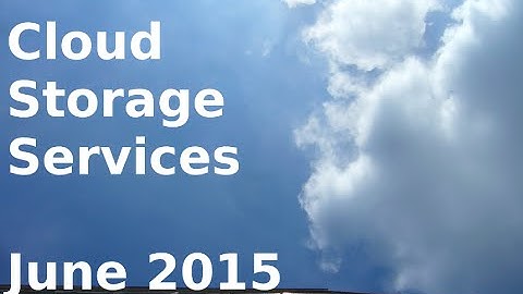 Cloud Storage Services:  OneDrive vs Google Drive vs iCloud vs Dropbox