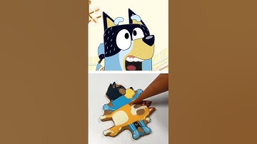 Whale Watching Chilli and Bandit Cookie 🐳🍪 | Bluey  #ytshorts