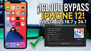 iPhone 12 iCloud Bypass iOS 26.1 Solución Definitiva con HFZ screenshot 4