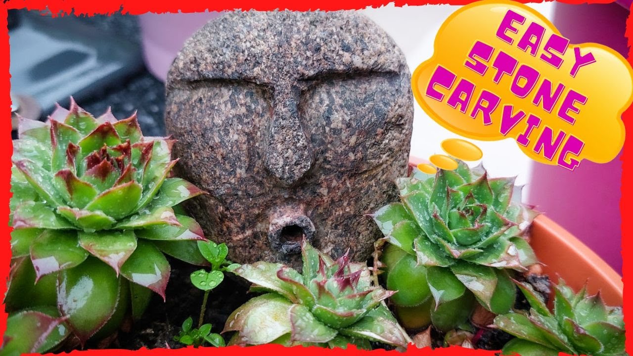 The easy way to carve a stone ( FOR BEGINNERS ) YouTube