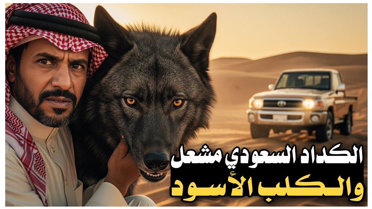 27 _ قصة الكداد السعودي مشعل والكلب الأسود_ ماذا حصل على طريق (الرياض _الخرج)