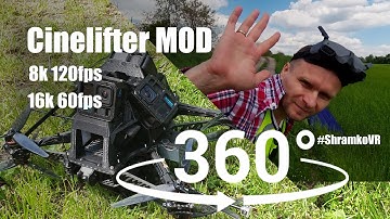 #ShramkoVR 8k/16k - 120fps/60fps 360 slowmotion 360 Cinelifter VR  mod for AOS80 frame