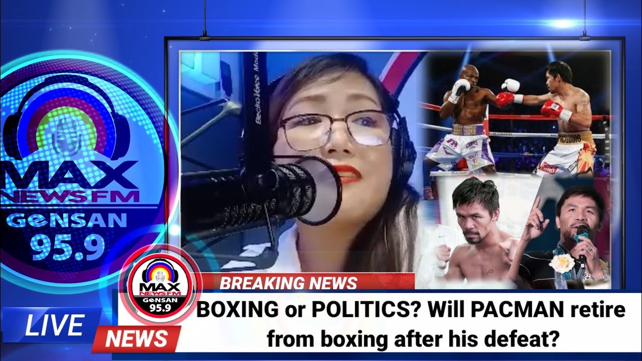 BREAKING NEWS: BOXING or POLITICS? Will PACMAN retire from boxing after his defeat?