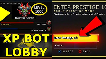 *NEW* BO4 BOT LOBBY GLITCH! XP LOBBY BO4! BO4 PRESTIGE GLITCH! BO4 XP GLITCH! BO4 XP LOBBY!