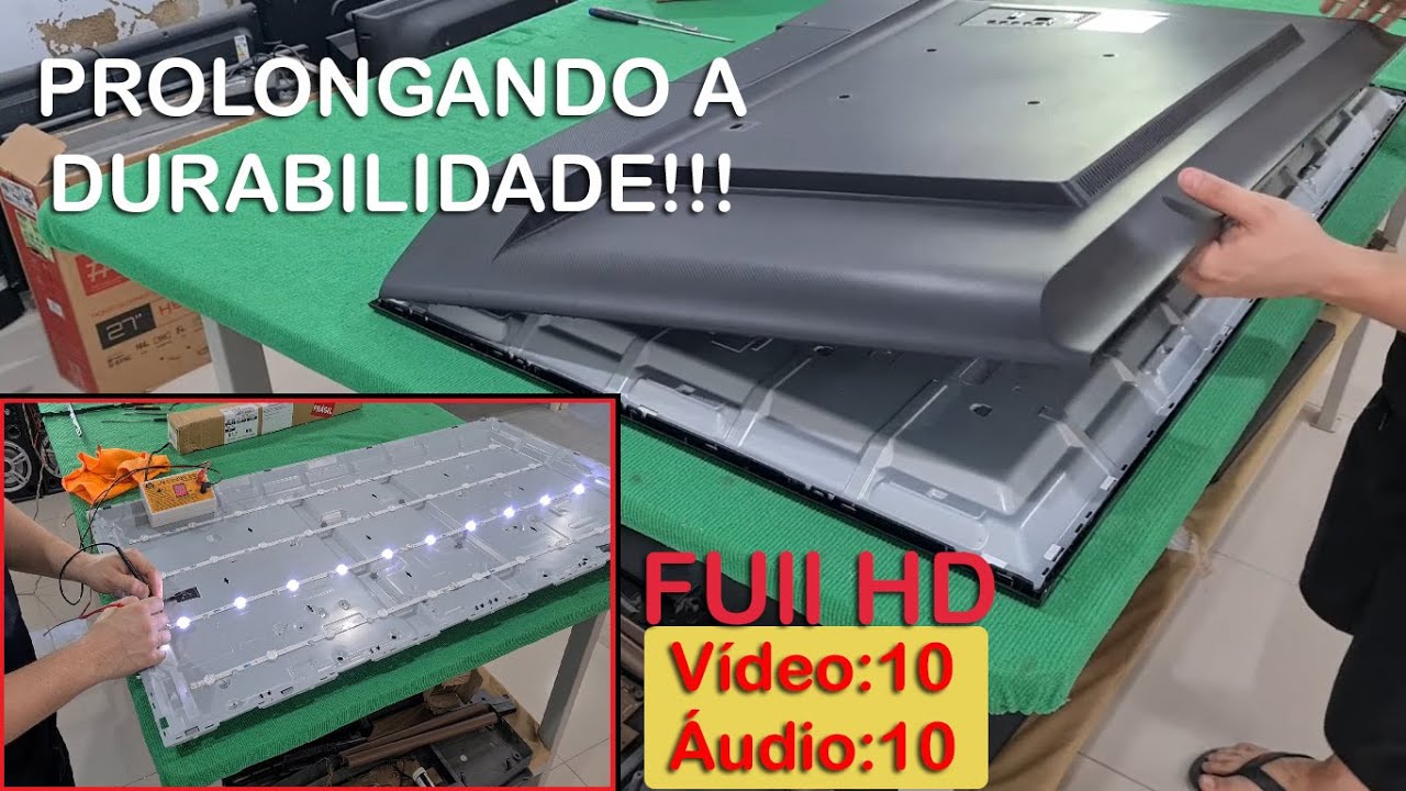 ABRINDO E CONSERTANDO TV SAMSUNG UN49J5200AG - SEM IMAGEM - TROCA DO KIT DE LED - VÍDEO COMPLETO.