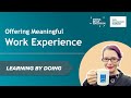 How to deliver meaningful work experience with Maria Bell | Learning By Doing (PODCAST)