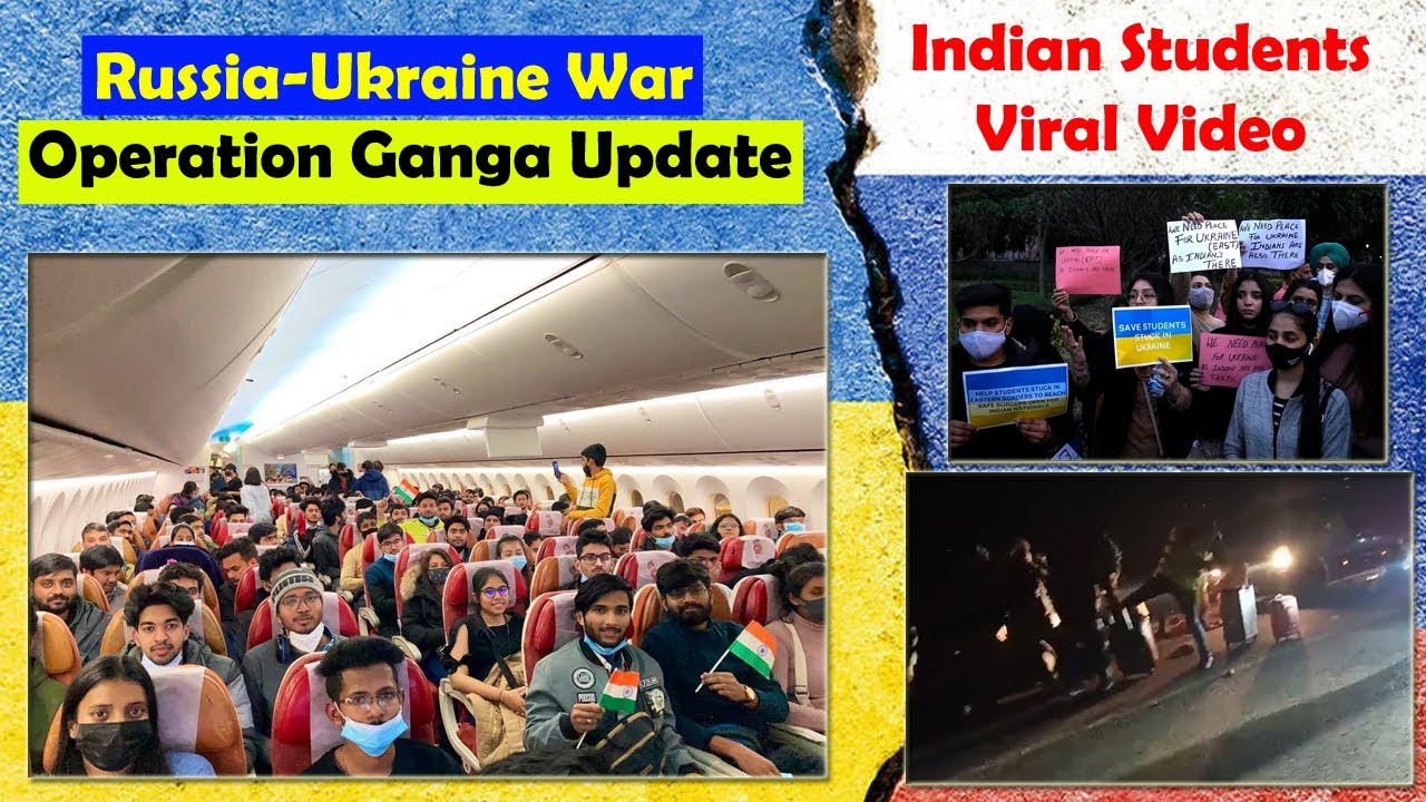 Russia Ukraine War Update\\ Operation Ganga for Airlift Indian Students\\ Assam\\ Tripura\ Air India