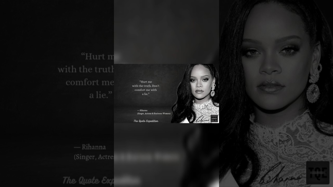 Rihanna's quotes about life and success about women empowerment | Full video link is the description