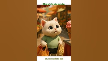 Mèo con và cô giúp việc ác độc #cat #ai #cats #shorts #anime #cartoon #meow #meocon #cute