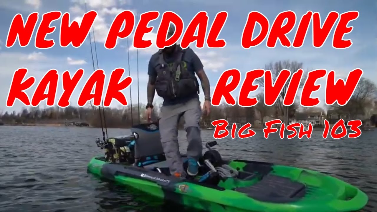 3 Waters Big Fish 103 Pedal Drive Fishing Kayak