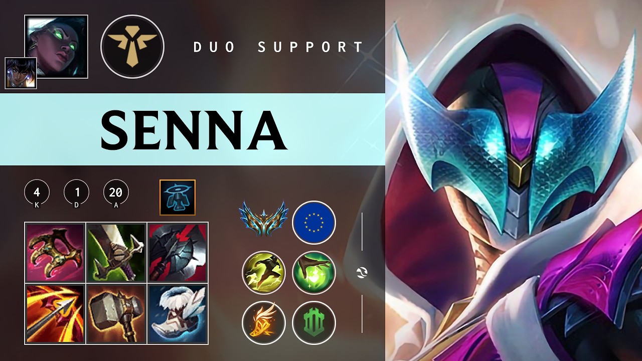 Senna Support vs Soraka - EUW Challenger Patch 26.05