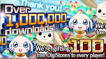 Digimon Links - 100 Free Digistones Now!