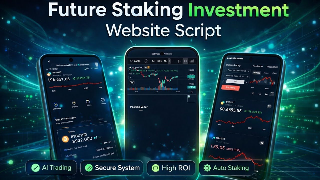 How To Make Future Staking Investment Website l Future Staking Script 