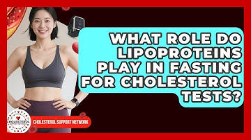 What Role Do Lipoproteins Play In Fasting For Cholesterol Tests? - Cholesterol Support Network
