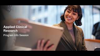 Applied Clinical Research Program Info Session