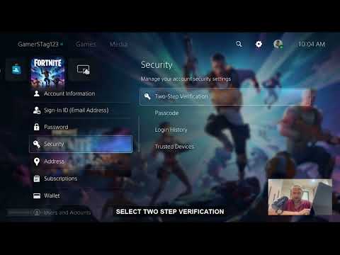 HOW TO ENABLE TWO FA ON PS5 FORTNITE