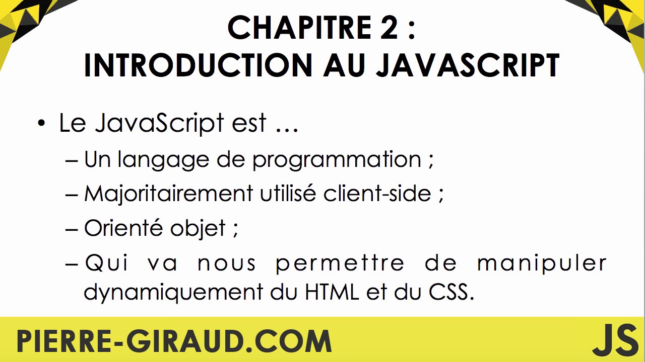 Cours complet javascript 2 - YouTube