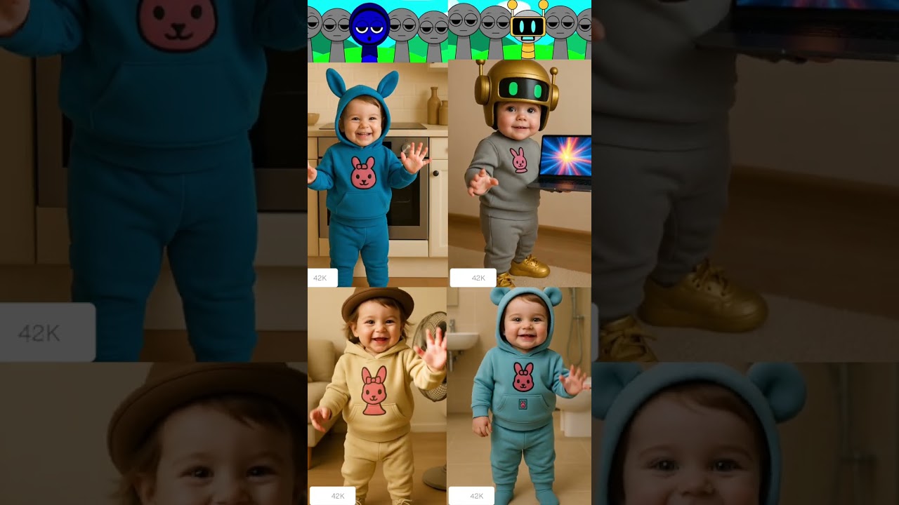 Incredibox Sprunki OC - Jevin, FunBot, Tunner And Sky In Real Life!