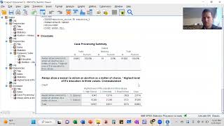 Cross Tabulations In Spss