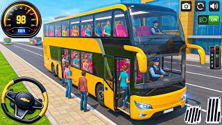 バス運転ゲーム 2026 3D：全ての市内路線を制覇し、乗客を全員乗せよう - Android版バス運転ゲームプレイ screenshot 2