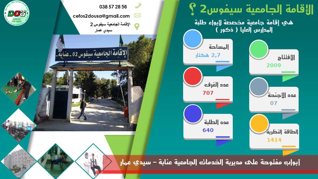 أبواب مفتوحة على الإقامة الجامعية سيفوس 2