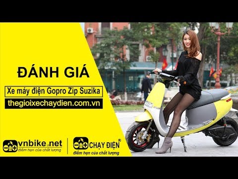 Đánh giá xe máy điện Gopro Zip Suzika 