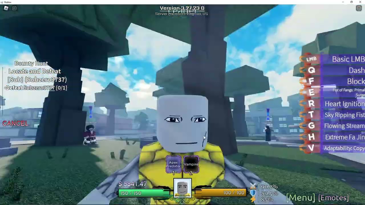 CHECKING OUT THE NEW GAROU AWAKENING IN UCA Roblox YouTube 