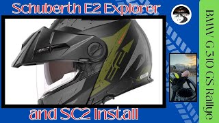 Schuberth E2 Explorer Helmet & Sena SC2 Install