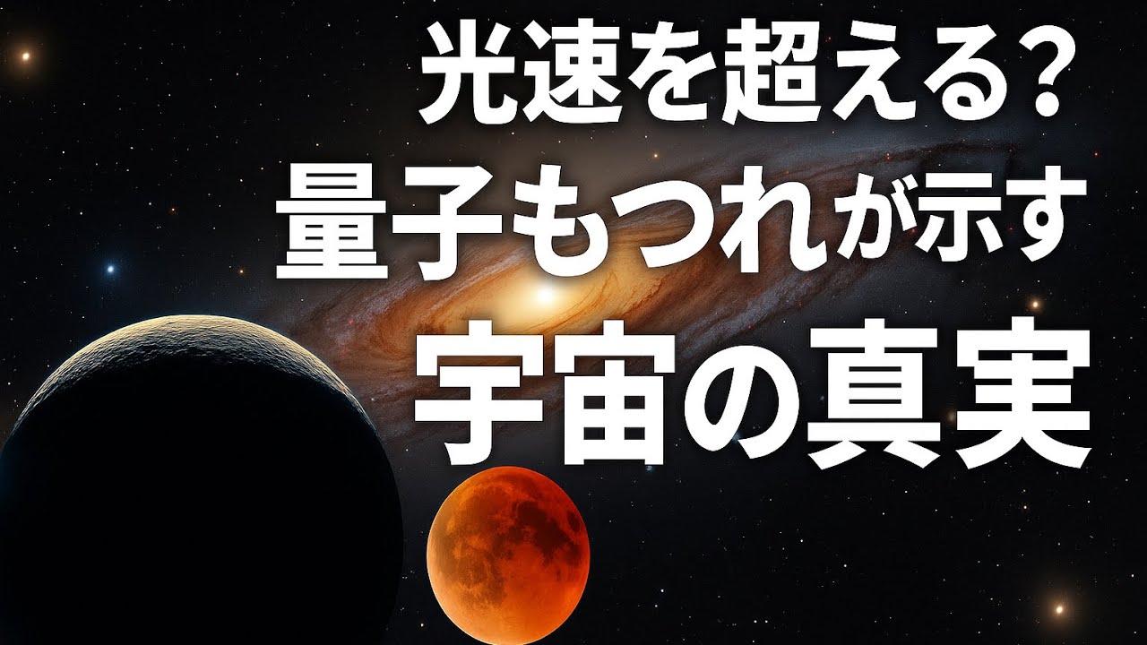 量子力学】光速を超える？量子もつれが示す宇宙の真実：史上最大の物理