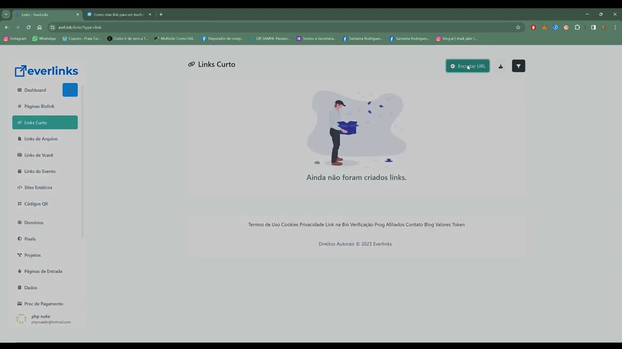 Como criar link curto com ou sem prazo de expiração