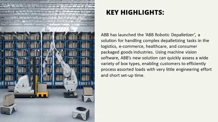 Logistics Automation Market  Recent Developments 2027| Industry Data Analytics | IDA