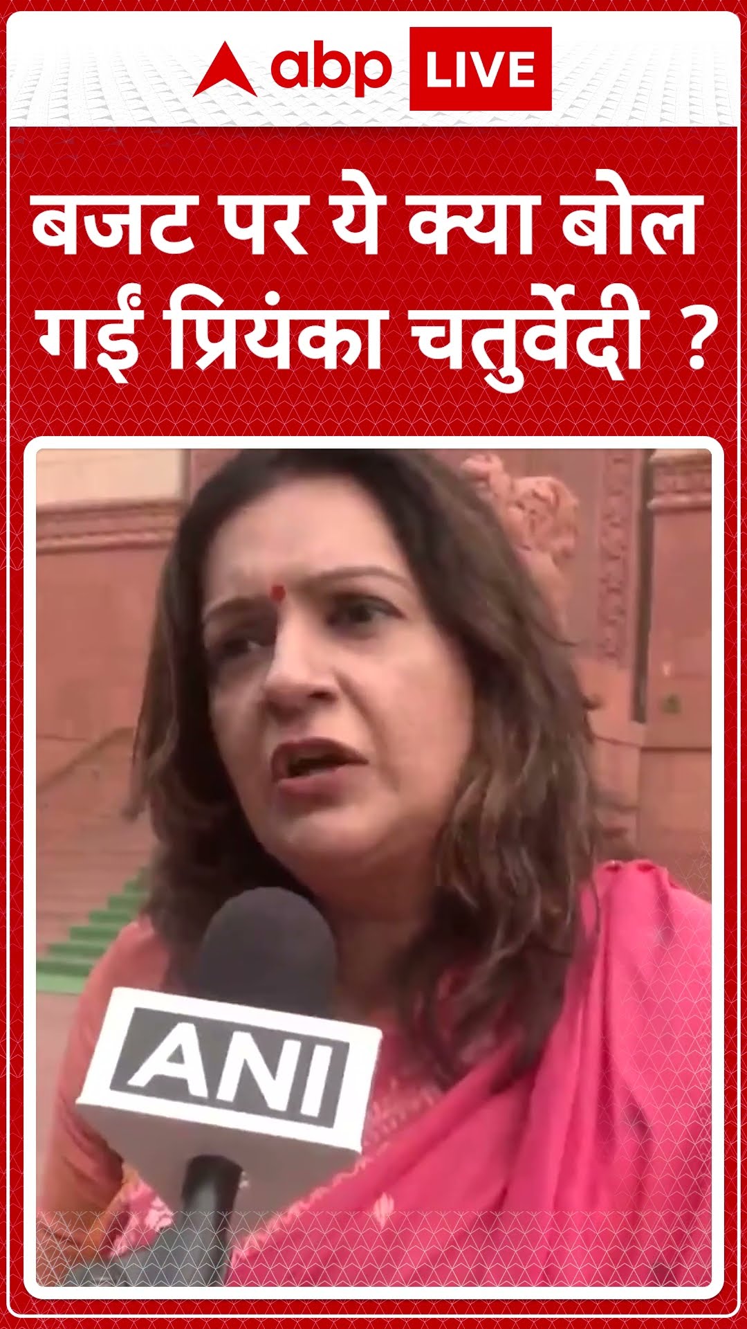 Union Budget 2025: बजट पर ये क्या बोल गईं प्रियंका चतुर्वेदी ? #abpnewsshorts