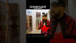 Travis Kelce Says Hi to Taylor Swift Poster Is The Cutest Thing Ever! #traviskelce #taylorswift