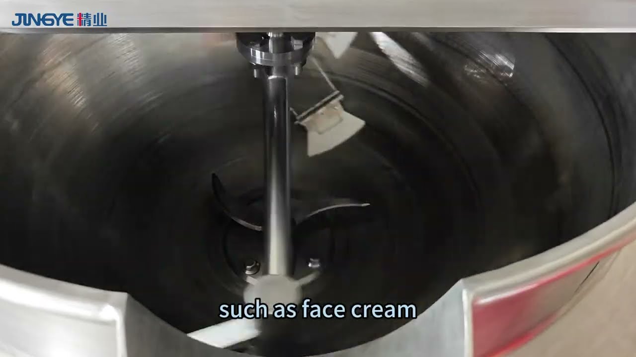jacket kettle with high shear function,suitable for processing cosmetics and daily necessities